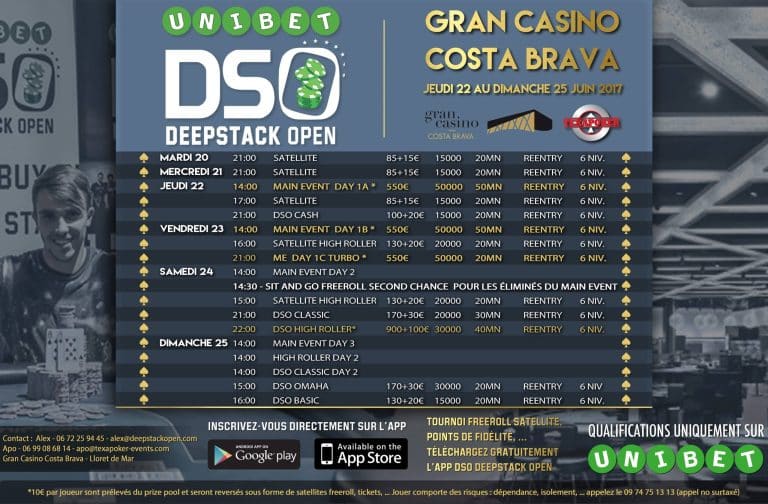 Unibet DeepStack Open lance sa première application de tournoi